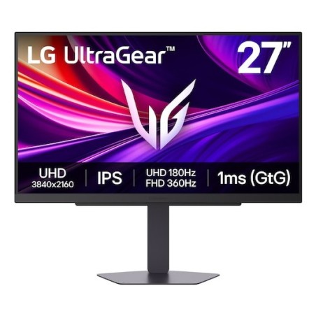 LG 27G810A-B 27" IPS 4K Monitor - Stunning 3840 x 2160 Resolution, 180 Hz Refresh Rate, HDMI & DisplayPort - Ultimate Gaming Exp